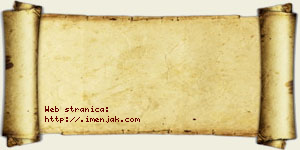 Nina Živaljević vizit kartica